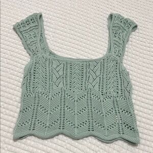 Aeropostale Green Knit Top